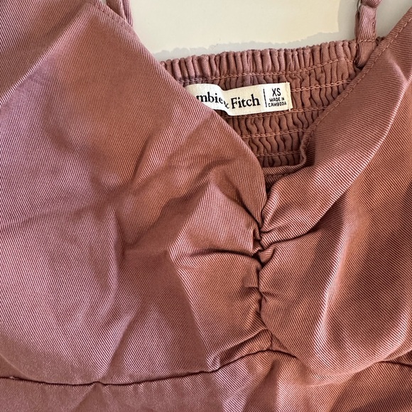 Abercrombie & Fitch Mauve Crop Top - Picture 3 of 5